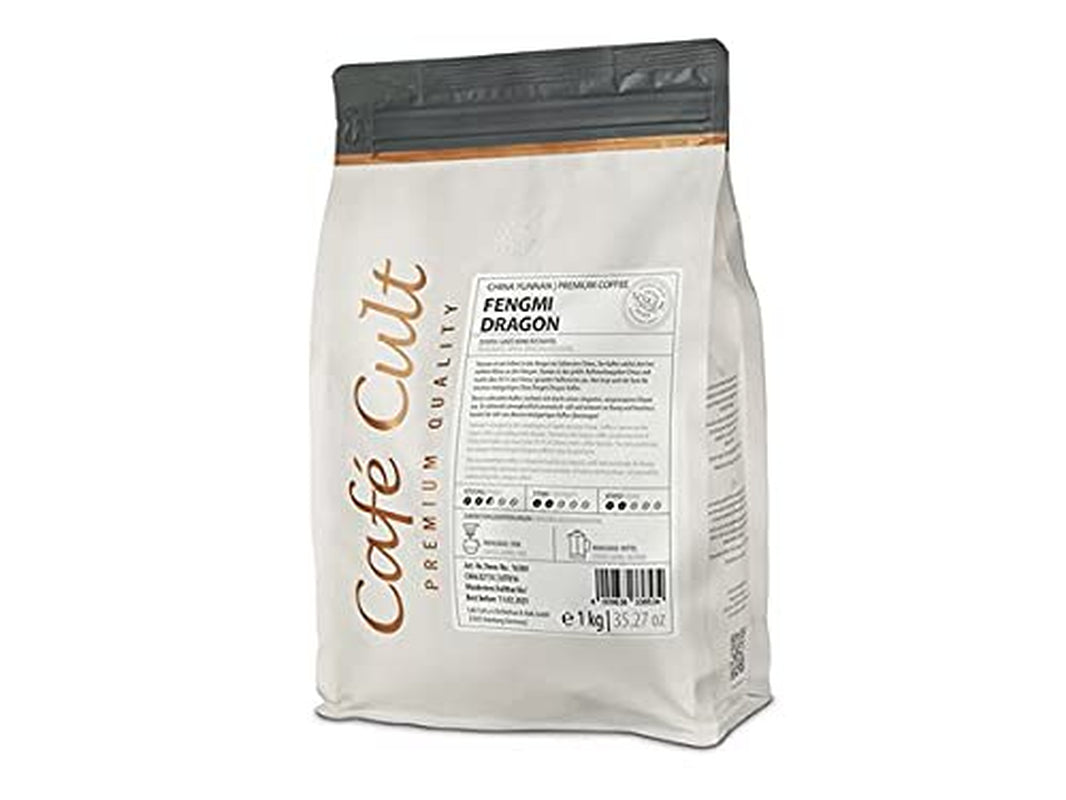 NOVINKA China "Yunnan Fengmi Dragon" káva v 1 kg sáčku, celá zrna