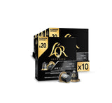 L'OR Espresso Kaffeekapseln Onyx | Intenzita 12 | 200 kompatibilních kapslí Nespresso (R)* – exkluzivně pro Amazon
