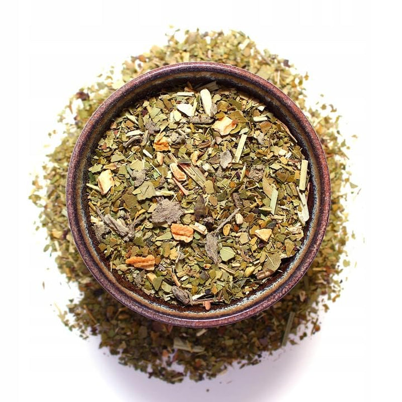 Originální brazilské konopí 50 g ● Čaj Yerba Maté s konopnou moukou a šalvějí ● Čaj maté z listů Maté ● Citronová kůra a citronová tráva ● Čaj Yerba Maté sypaný 50 g