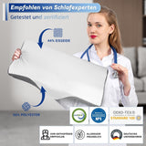 Polštář proti bolesti krku, Ergonomický ortopedický polštář na krk, Polštář s paměťovou pěnou na straně zad, Polštář proti chrápání pro muže Ženy (62 * 34,5 * 12/8CM) Krční ortopedické polštáře Naty Shop