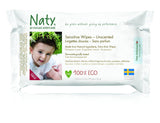 Eco by Naty Baby Care, Bio vlhčené ubrousky pro miminka, neparfemované, 56 plenek