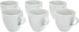 Alessi SG53/87 'Mami' Kaffee-Obertasse 6 kusů bílé Porzellan 8,0 cm Durchmesser