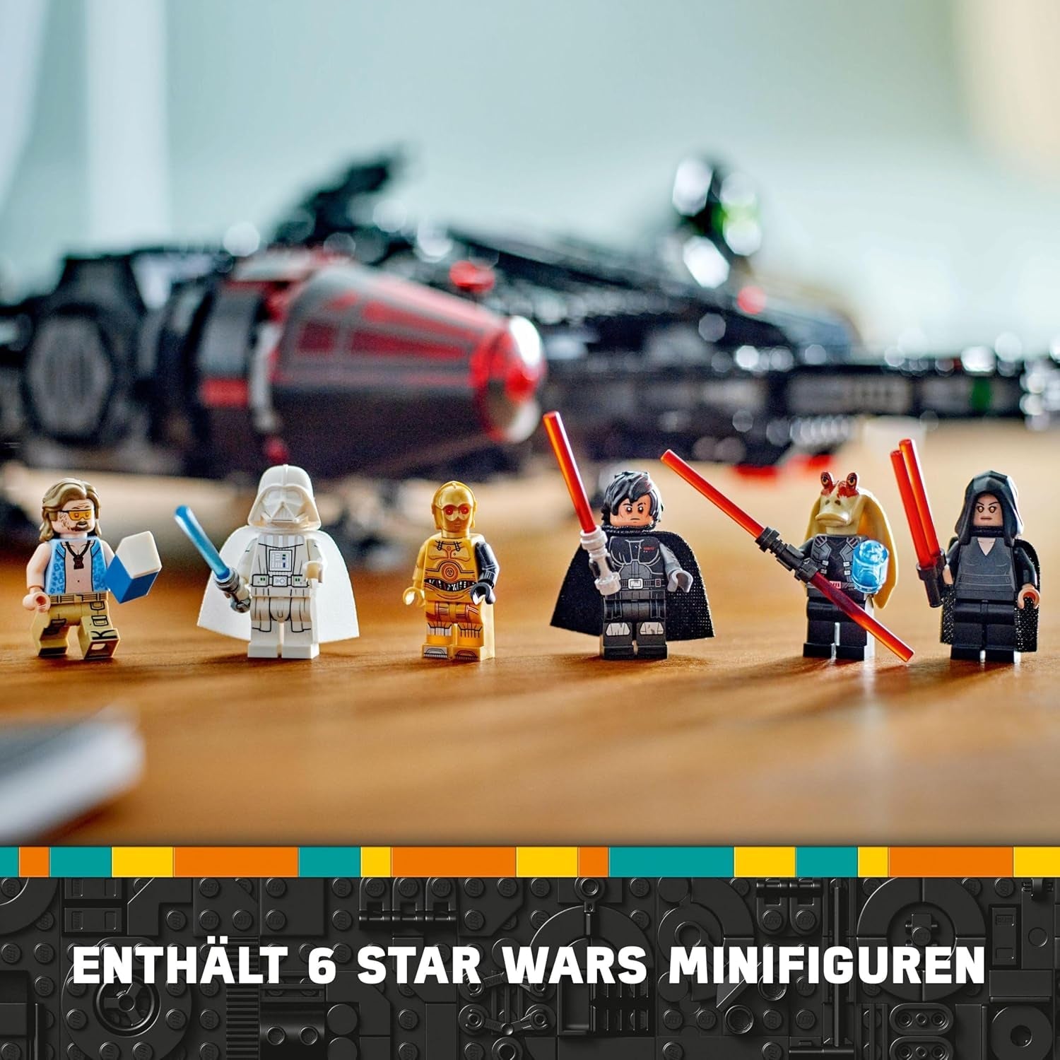 LEGO Star Wars Dark Millenium Falcon, Starship Set, Stavebnice pro děti, Narozeninový dárek pro chlapce, dívky a fanoušky, Dobrodružná hračka 75389 Stavebnice Besuche den LEGO-Store