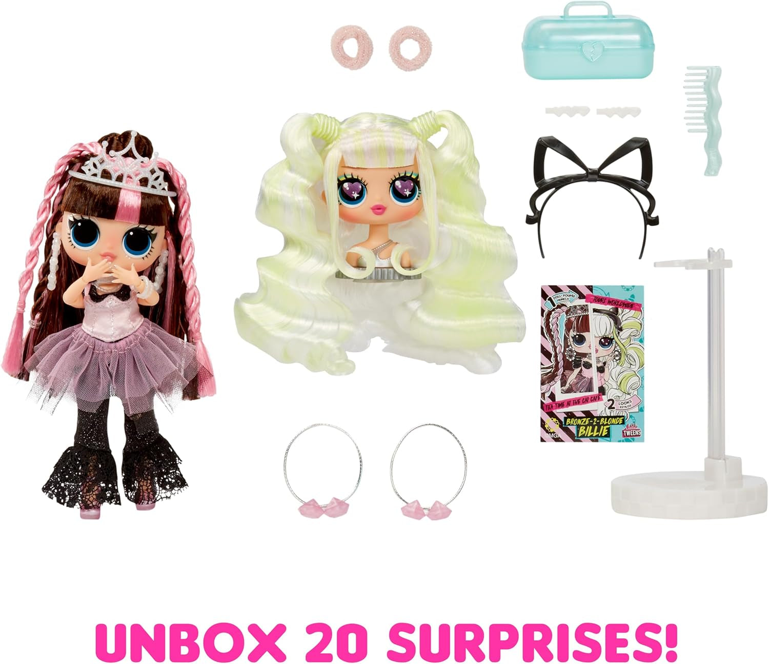 L.O.L. Surprise Tweens Surprise Swap Series - Bronz-2-Blonde Billie - Modepuppe s více než 20 Überraschungen včetně Styling-Kopf a toller Mode a příslušenství - ideální pro Kinder ab 4 Jahren