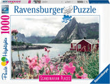 Ravensburger Puzzle Scandinavian Places 16740 - Reine, Lofoten, Norsko - 1000 dílkové puzzle pro dospělé a děti od 14 let Puzzle Naty Shop