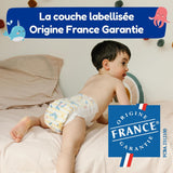 - Velikost plenky 4+ 9-20 kg – Ökologische Babywaidern – natürliche Babypflege, hypoalergen, ohne Parfüm und auslaufsicher – hermestellung in Frankreich – 126 jednorázových plen – 1 měsíc