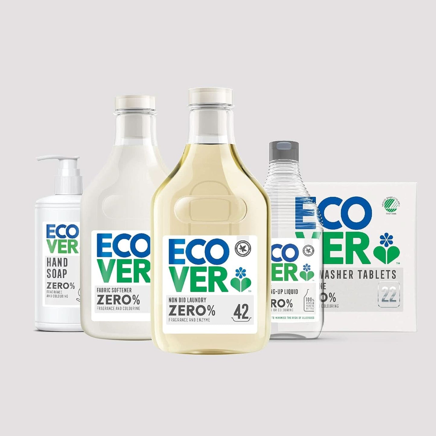 Ecover ZERO All-In-One, kapsle do myčky (25 tablet/500 gramů) Kuchyňské čisticí prostředky Naty Shop