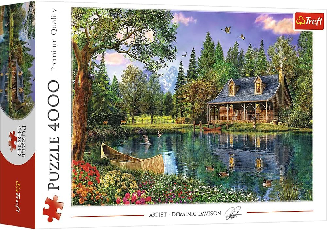 Trefl, 45005 Puzzle, Odpolední idylka, 4000 dílků, Premium kvalita, Pro děti od 14 let Puzzle Naty Shop Classic