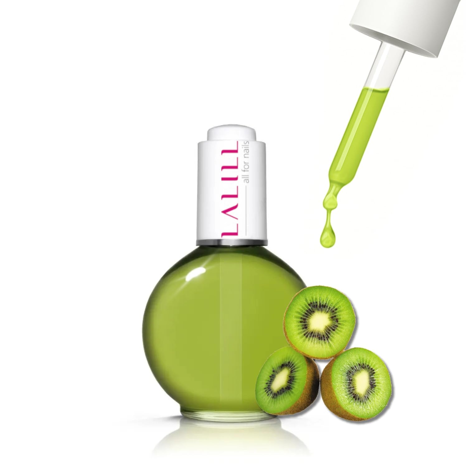 LALILL Olej na nehtovou kůžičku 75 ml - Himbeere Nagelpflegeöl - Nagelöl Pflege Für Nägel Nagelhaut - SPA Maniküre Naildesign Hände - Vegan - S pipetou