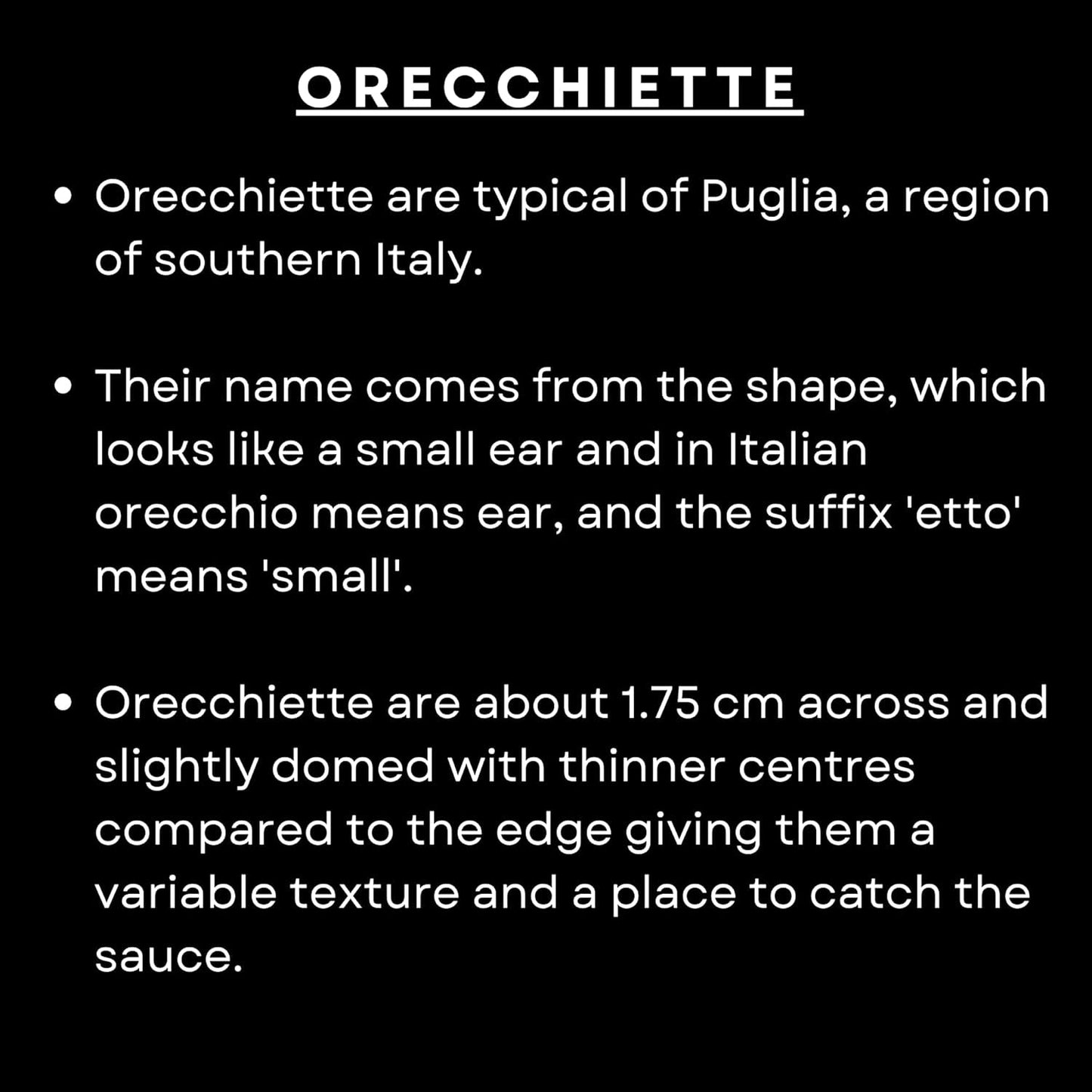 Těstoviny orecchiette, 500 g