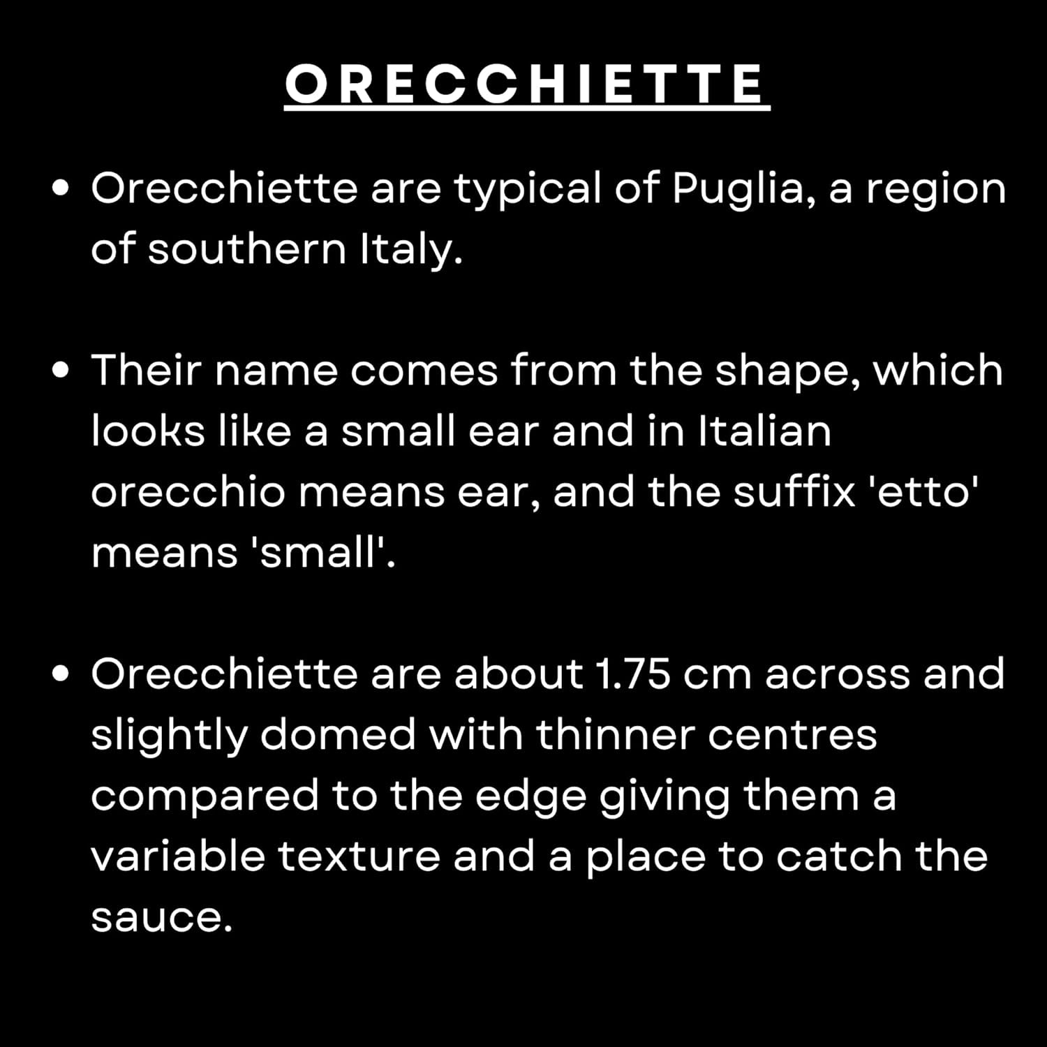 Těstoviny orecchiette, 500 g