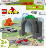 LEGO DUPLO Městský železniční tunel a koleje – rozšiřující sada, dárek pro batolata, podporuje zručnost, herní sada pro 2leté fanoušky vozidel, kreativní výuková hračka 10425 Stavebnice Besuche den LEGO-Store