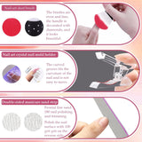 Sada 288 duálních nehtových forem, Dual Shape Nail Art Set, 12 forem prodlužování nehtů, gelových nehtových forem, Vhodné pro začátečníky a manikérky