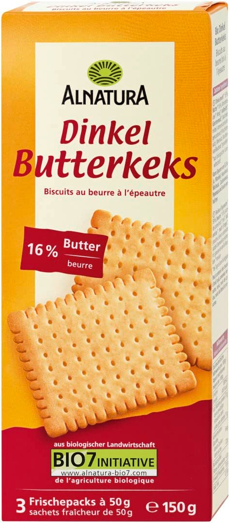 Sušenky s BIO špaldovým máslem, 150g