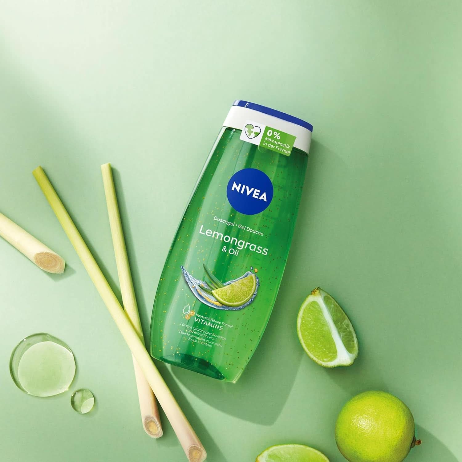 NIVEA Sprchový gel Lemon Grass And Oil, 250 ml Sprcha a koupel Naty Shop
