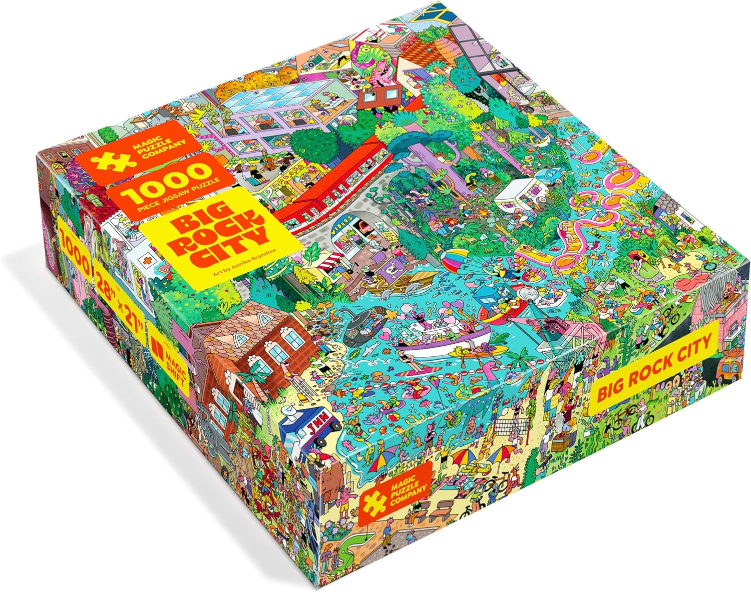 Big Rockstadt – 1000dílné puzzle od The Magic Puzzle Company – Puzzle série čtyři Výchozí název Naty Shop