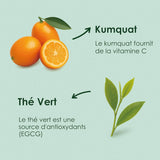 Yunnan Tuocha Zouji - Bio zelený čaj s kumquatem - Vitamin C - 100 čajových sáčků - 200 g - Kvalita Yunnan zaručena