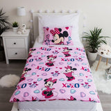 Povlečení Disney, Minnie Mouse Pink Baby, 100% bavlna povlečení na zip – Kids Naty Shop