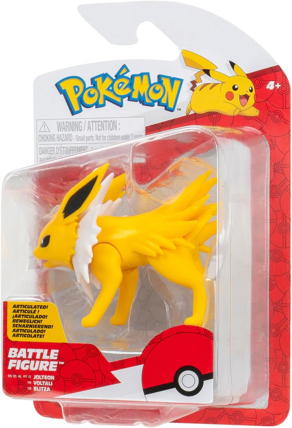 Pokémon PKW3574 - Balíček bitevních figurek - Blitza, oficiální detailní figurka, 7,5 cm akční figurky Naty Shop