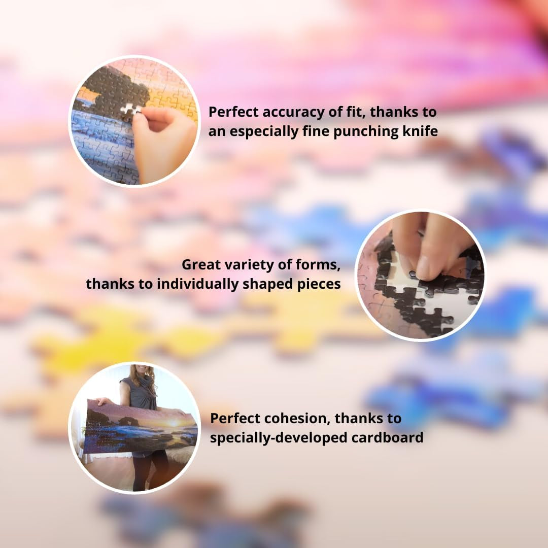 Schmidt Spiele Plážový domek, skládačka 1 000 dílků Puzzle Naty Shop