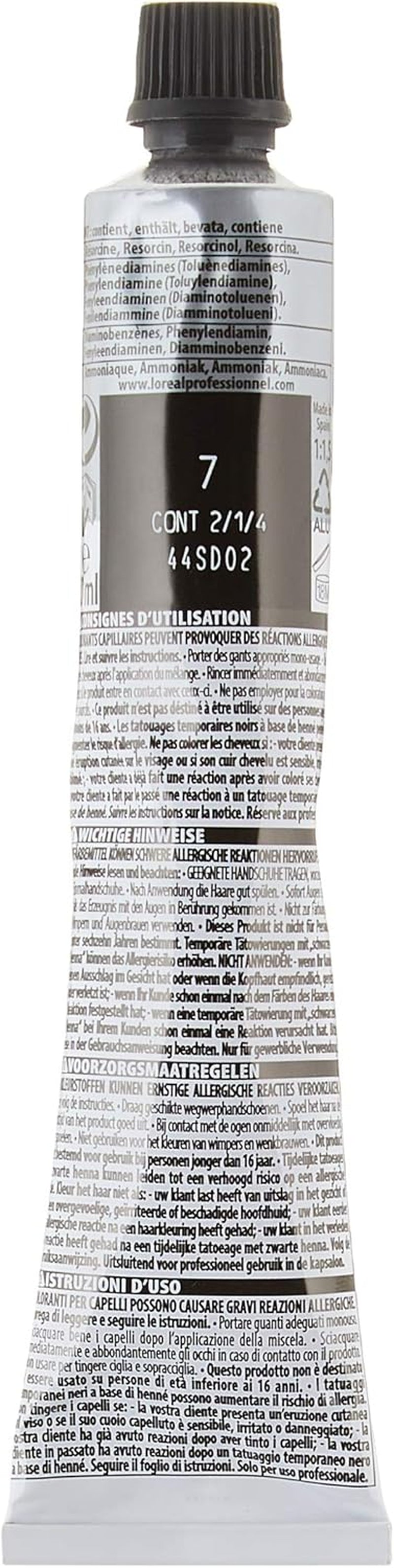 L'Oréal Professionnel Majirel 7 středně blond, 50 ml Barva na vlasy Naty Shop