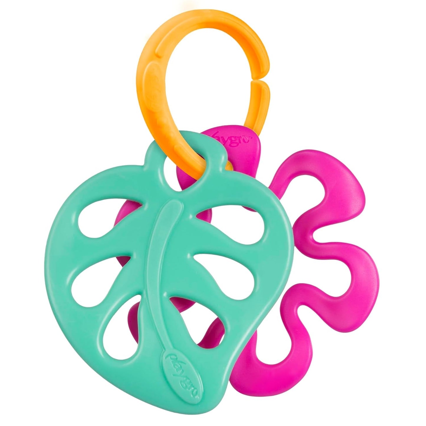 Playgro Clip Clop Dárkový balíček Sensory Garden Activity - Smyslová zahradní hračka pro miminka od 0 měsíců - Interaktivní hračka s chrastítky, kousátkem a kamarádem do kočárku - 4 kusy