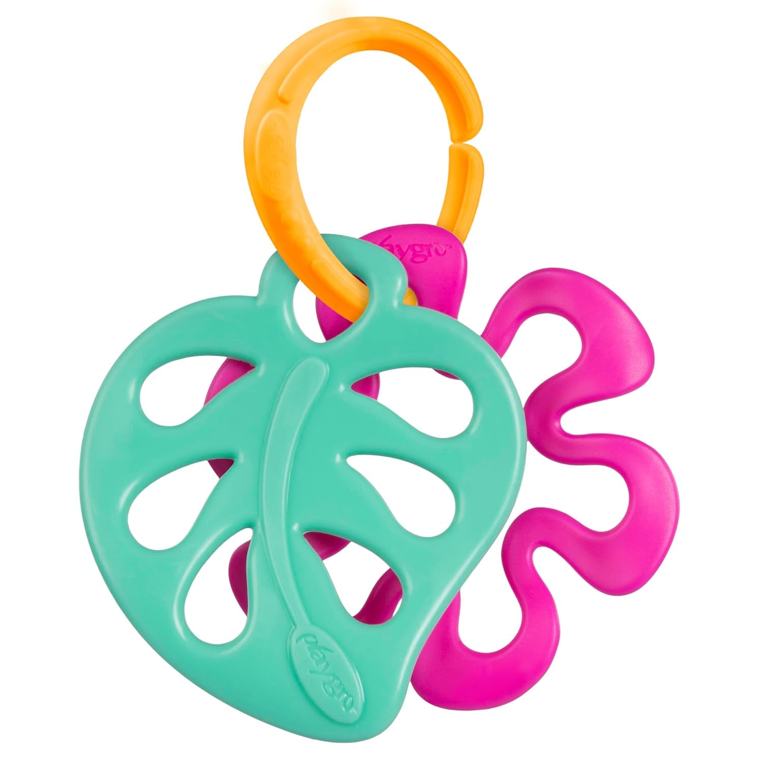 Playgro Clip Clop Dárkový balíček Sensory Garden Activity - Smyslová zahradní hračka pro miminka od 0 měsíců - Interaktivní hračka s chrastítky, kousátkem a kamarádem do kočárku - 4 kusy
