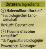 Bio ovesné vločky, malé vločky, 500g (1 balení)