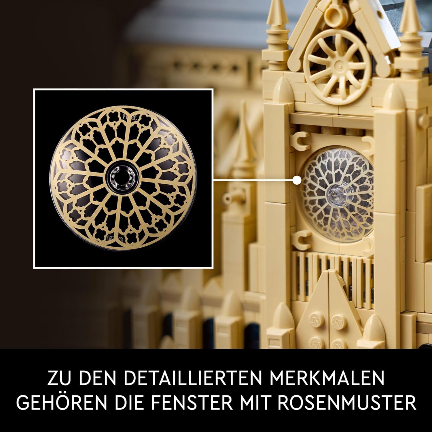 LEGO Architecture Notre-Dame De Paris, Sběratelství pro dospělé, Suvenýr Francie, Dárek pro ženy, muže, světoběžníky a všechny nadšence historie, Architektonický model 21061 Stavebnice Besuche den LEGO-Store