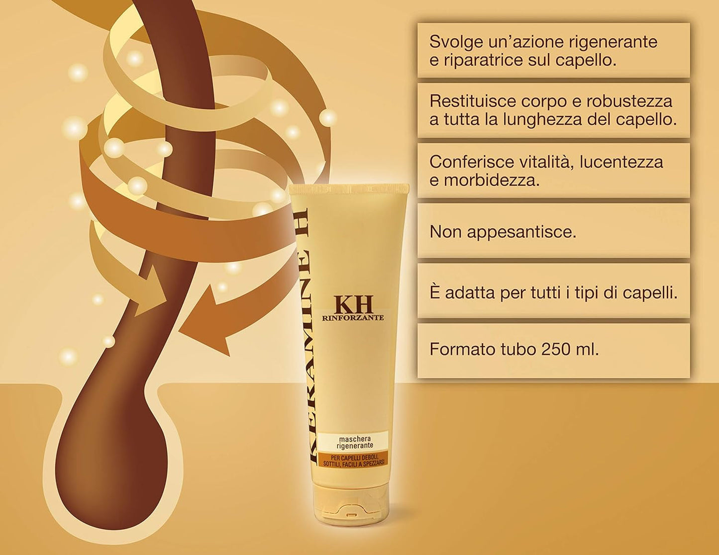 Regenerační maska - 250 ml, 21 Naty Shop maska na vlasy