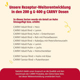 animonda Carny Adult Savory Variety (12 x 400 g), mokré krmivo pro dospělé kočky, mokré krmivo se 100% čerstvými masovými přísadami, bez obilovin a bez cukru