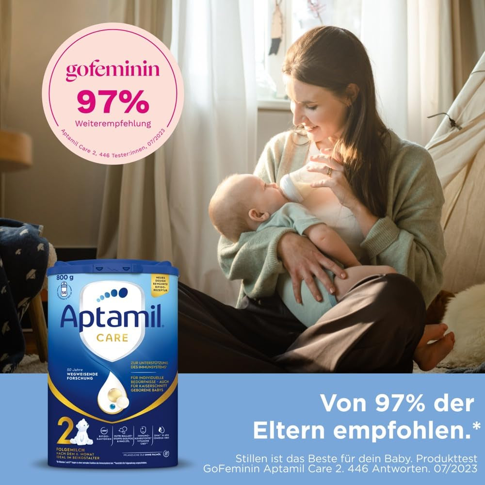 Aptamil Care 2 – Vhodné i pro děti narozené císařským řezem – 1 x 800 g