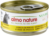 Almo Nature HFC Natural mokré krmivo pro kočky - Různé receptury s kuřecím masem - 6 x 70 g