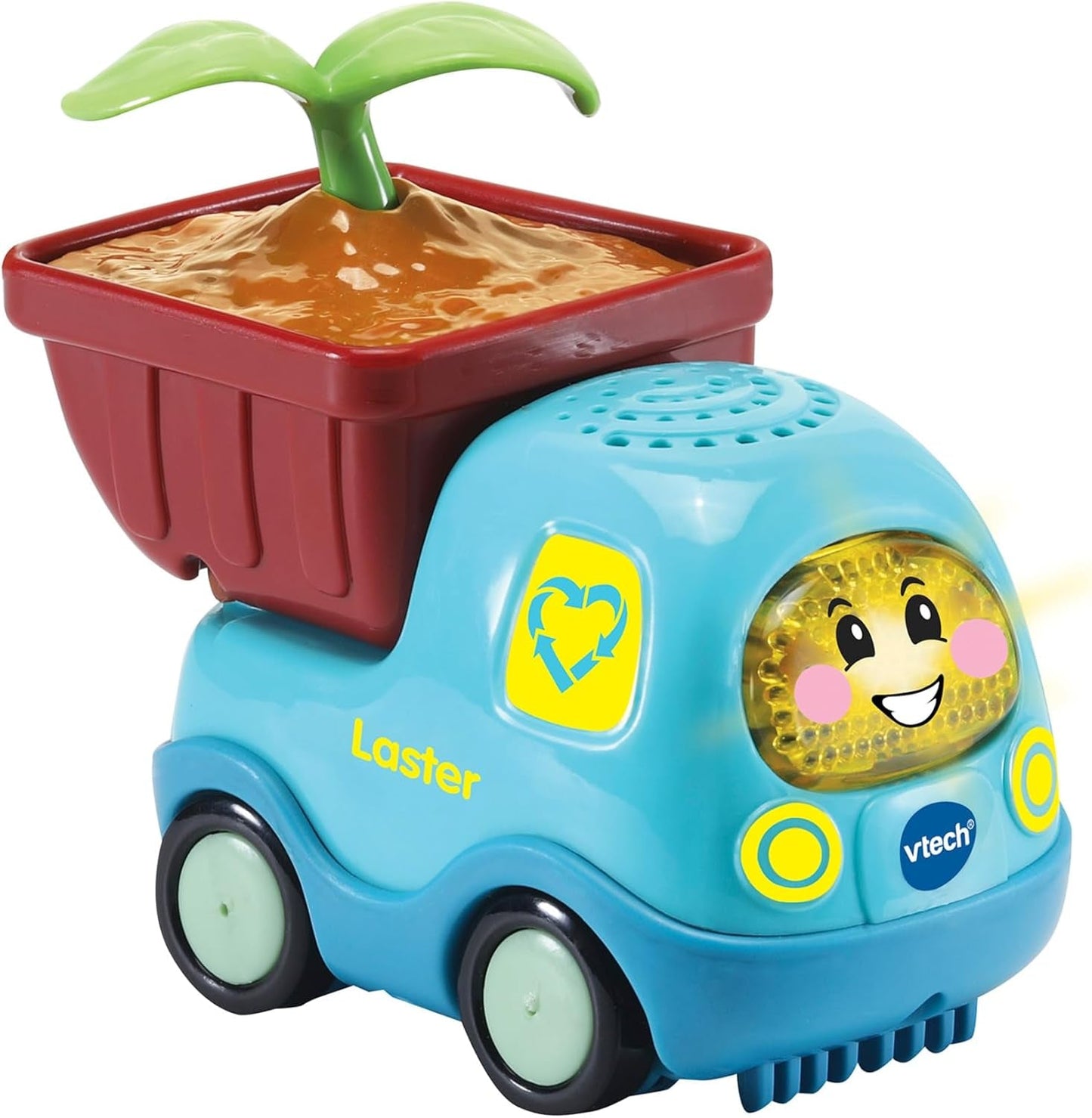 Vtech TUT TUT Baby Flitzer - Nákladní auto z bio plastu - Autíčko s hudbou, světelným tlačítkem, zajímavými větami a zvuky - Pro děti ve věku 1-5 let Bebe Toys Naty Shop Výchozí název