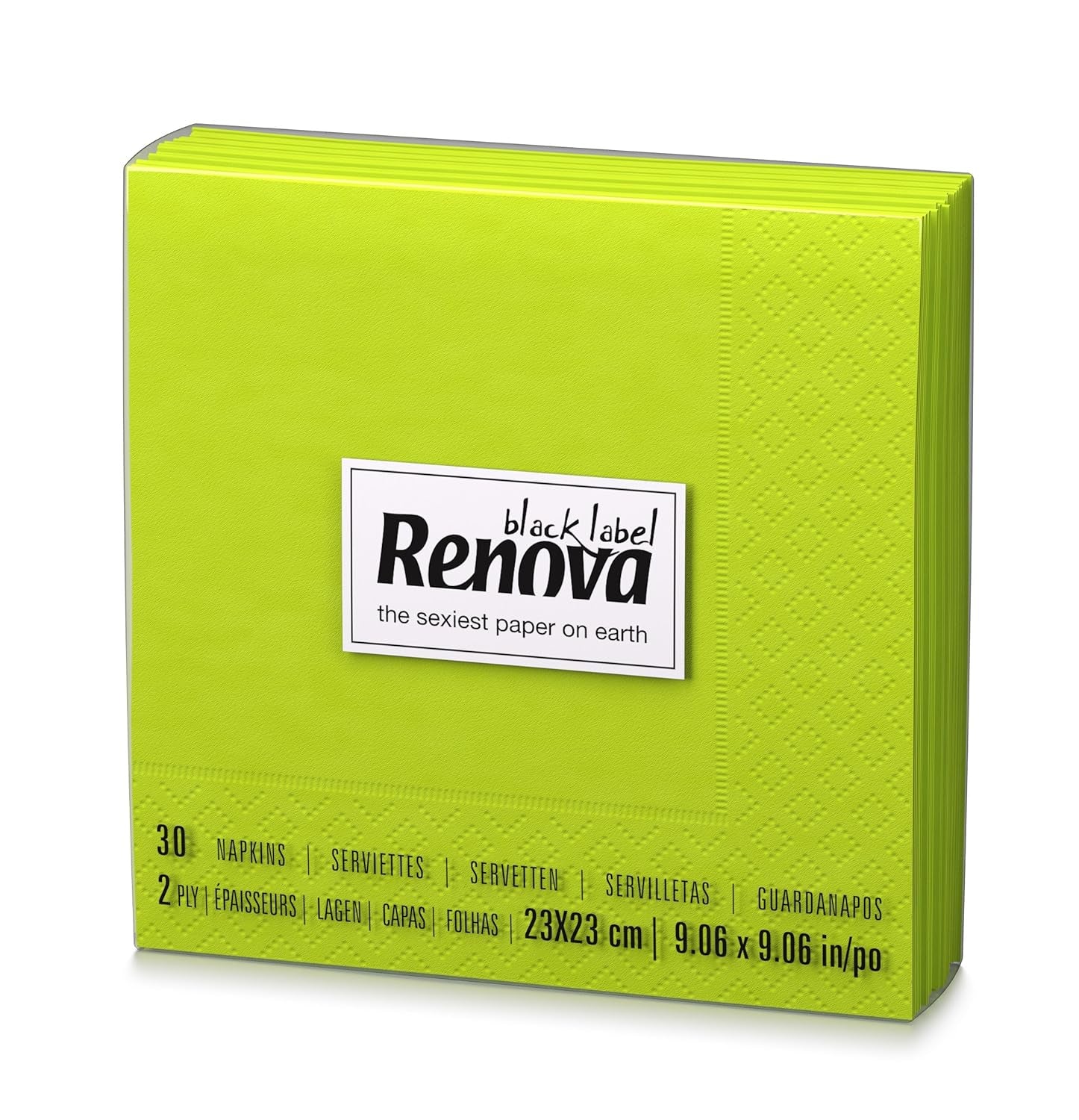 Renova Cocktail Green Paper Ubrousky - 30 ubrousků