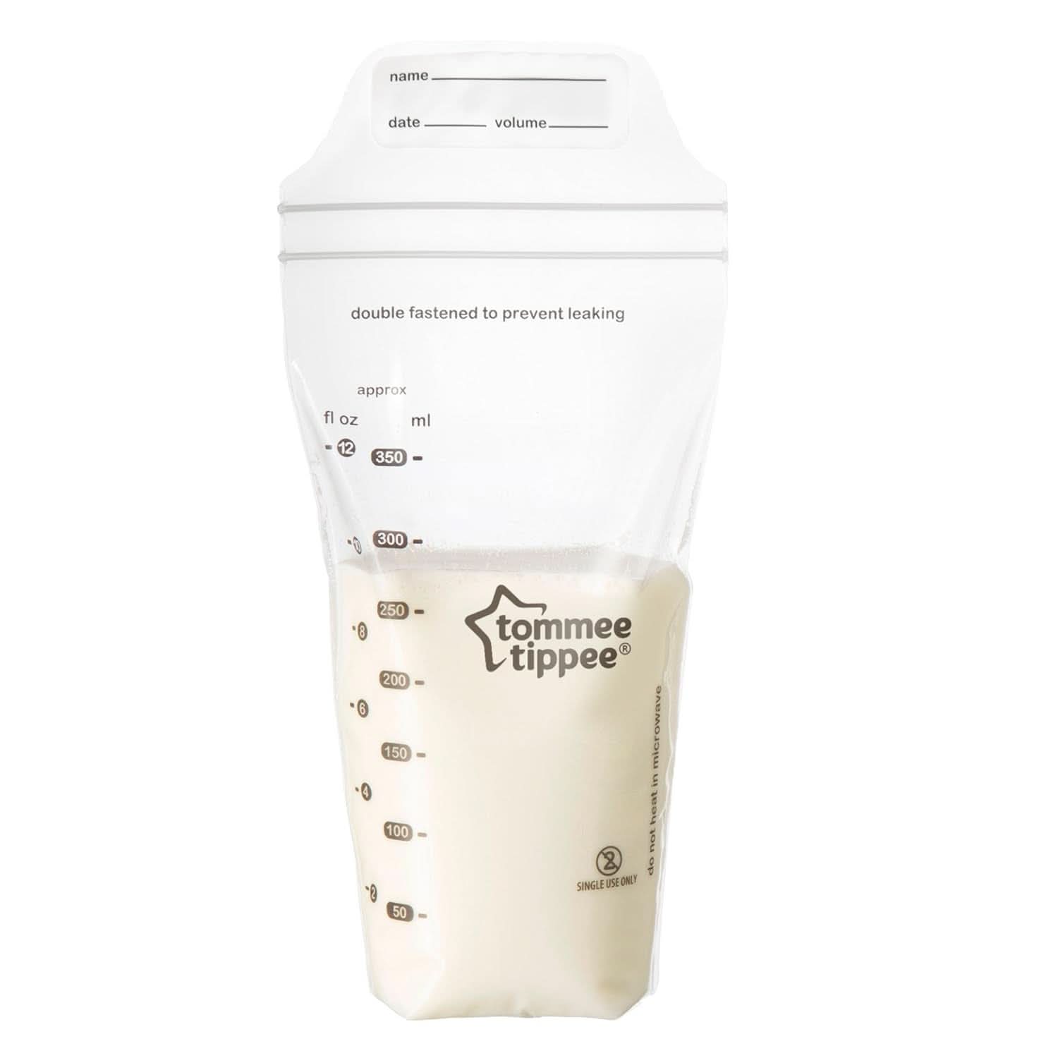 Tommee Tippee Closer to Nature Sáčky na skladování mateřského mléka, předsterilizované, 350 ml Příslušenství Potraviny a kojení Bebe Naty Shop