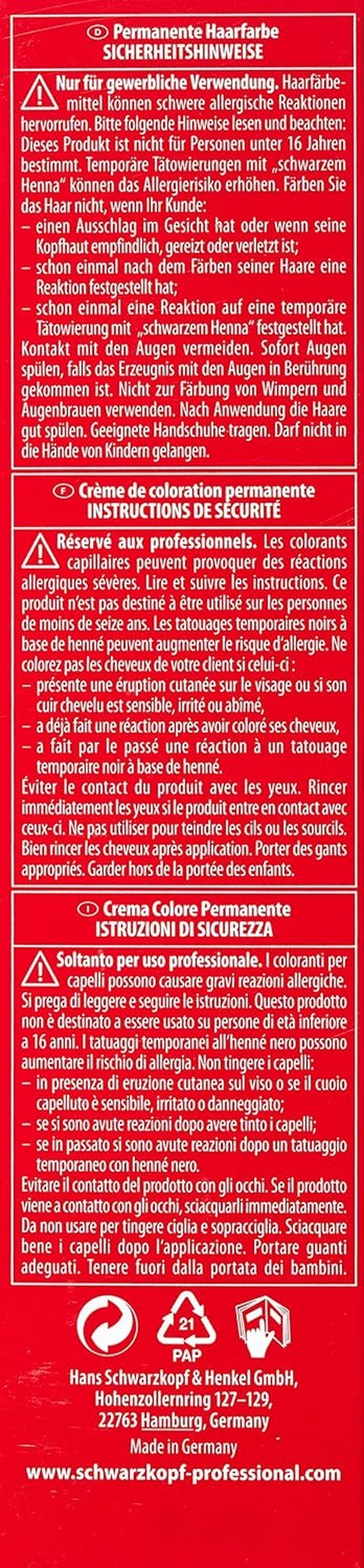 Schwarzkopf IGORA Royal Premium Barva na vlasy 6-68 tmavě blond čokoládově červená, 1 balení (1 x 60 g) Barva na vlasy Naty Shop