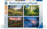 Puzzle Ravensburger - 4 sezóny - 4X 500dílné puzzle pro dospělé a děti od 12 let Puzzle Naty Shop Výchozí název