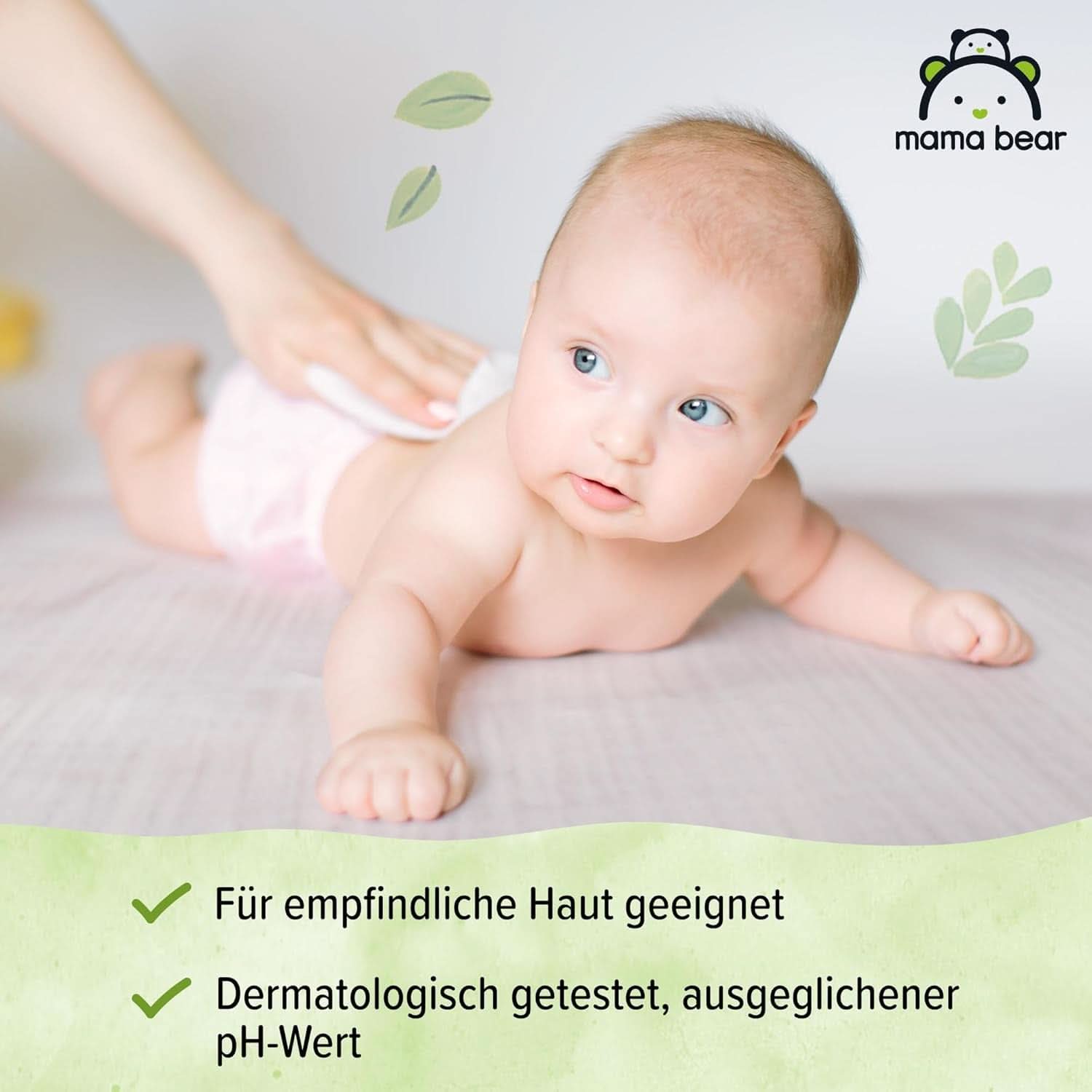 Čerstvé dětské ubrousky s Aloe Vera Mama Bear Naty Shop