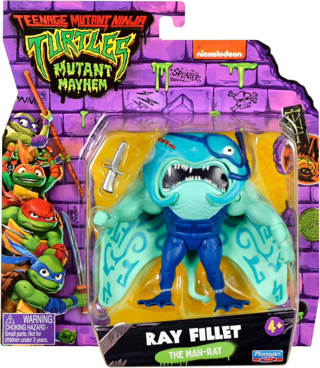 TEENAGE MUTANT NINJA Turtles - Ray Fillet Základní figurka Akční figurky Naty Shop Ray Fillet