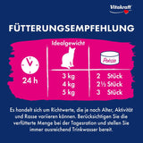 Vitakraft Poésie Mousse, mokré krmivo pro kočky, provzdušněná pěna, s lososem, bez přidaného cukru a obilovin (12 x 85 g)