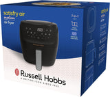 Russell Hobbs Air Fryer L 4L Rapid Airfryer, 7 funkcí vaření, 10 programů Domácí spotřebiče Naty Shop