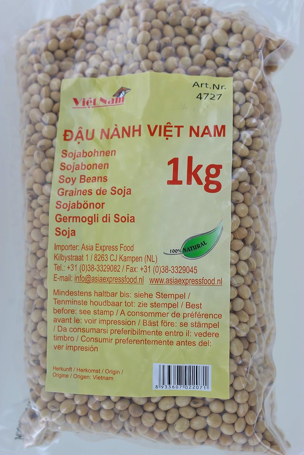 - sója, (1 x 1 kg)