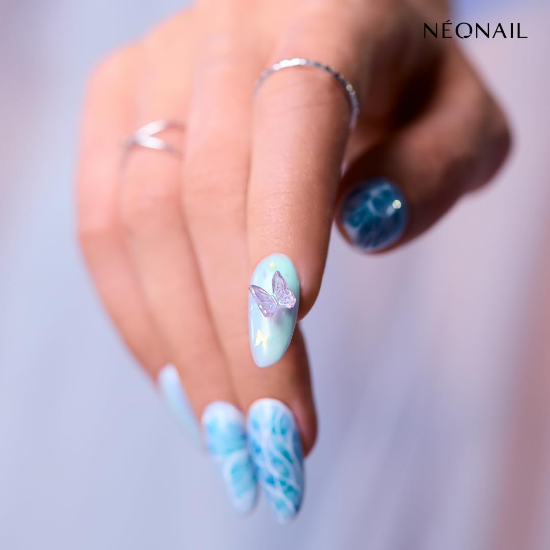 NÉONAIL Nageldekoration 3D Nail Art Schmetterlinge - Přívěsky na nehty - Nägel Selber Machen - Nehty - Nageldesign Příslušenství - Nailart - Nail Art Zubehör - Nagel Deko - Nagelschmuck - Mehrfarbig