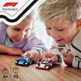 LEGO City Závodní vozy F1 Williams a Haas F1 - Hračka Formule 1 se sestavitelnými auty a 2 minifigurkami závodních jezdců - Nápady na malé dárky pro chlapce a dívky od 4 let 60464 Stavebnice Beuche den LEGO-Store