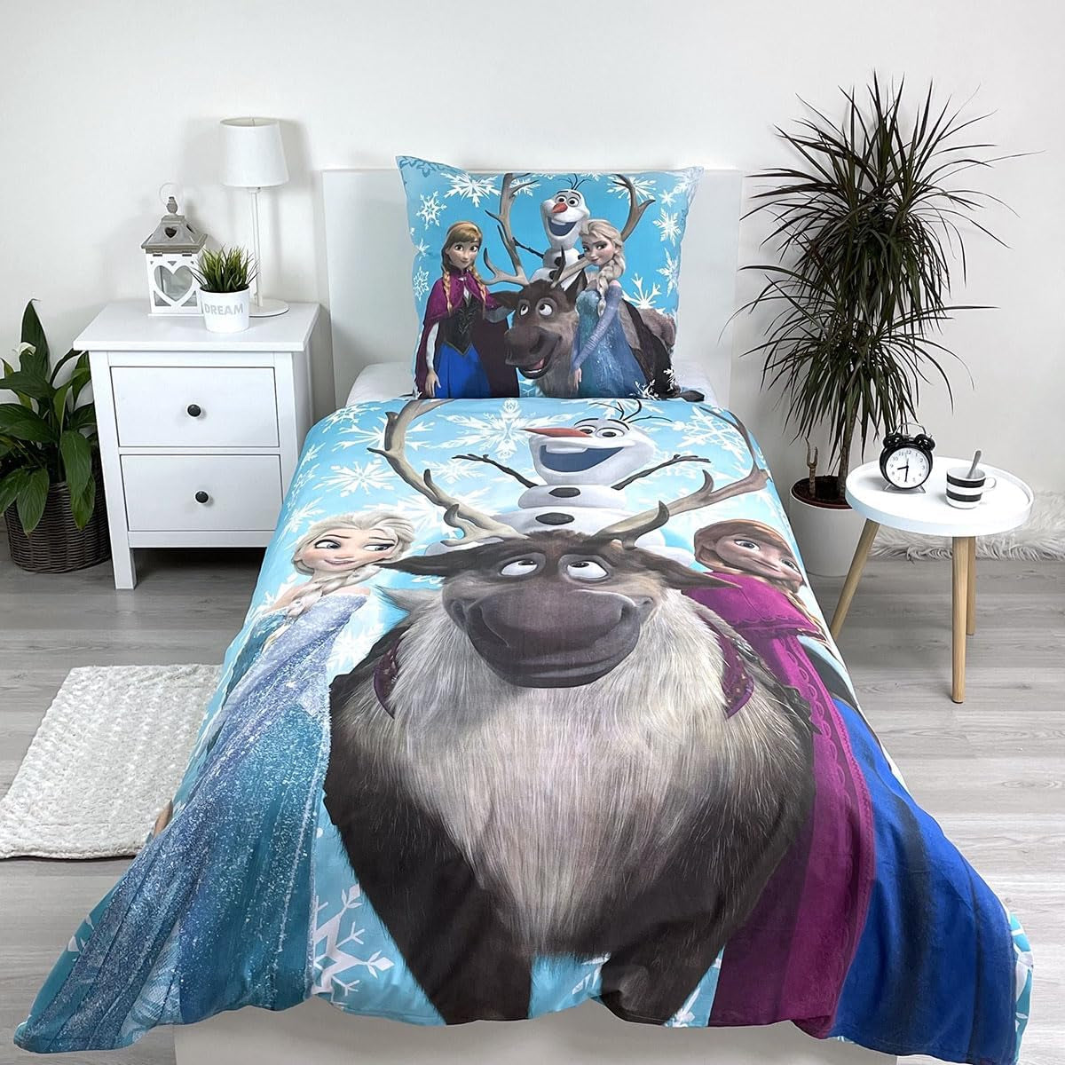 Disney Frozen Snowflakes, dětské povlečení, 100% bavlna Povlečení - dětské Naty Shop