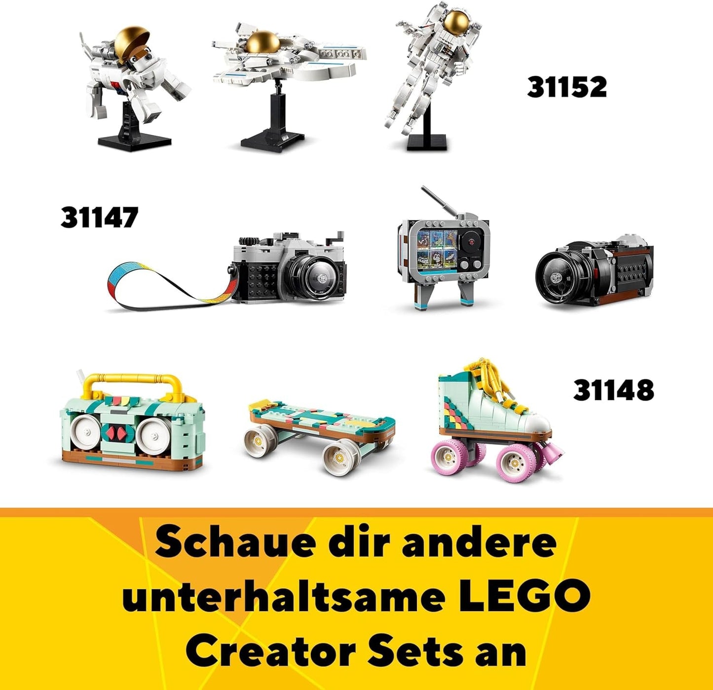 LEGO Creator 3v1 sada kropení květin, dekorace do dětského pokoje, Postavte si zavlažovač s kyticí květin, gumovými holínkami nebo 2 ptáčky, kreativní dárek pro dívky a chlapce 8 let 31149 Stavebnice Besuche den LEGO-Store