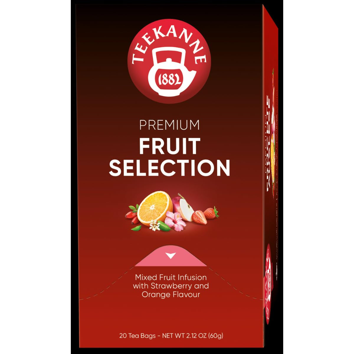 Teekanne Premium Fruit Selection, balení 5 ks (5 x 20 čajových sáčků), 5 x 60 g