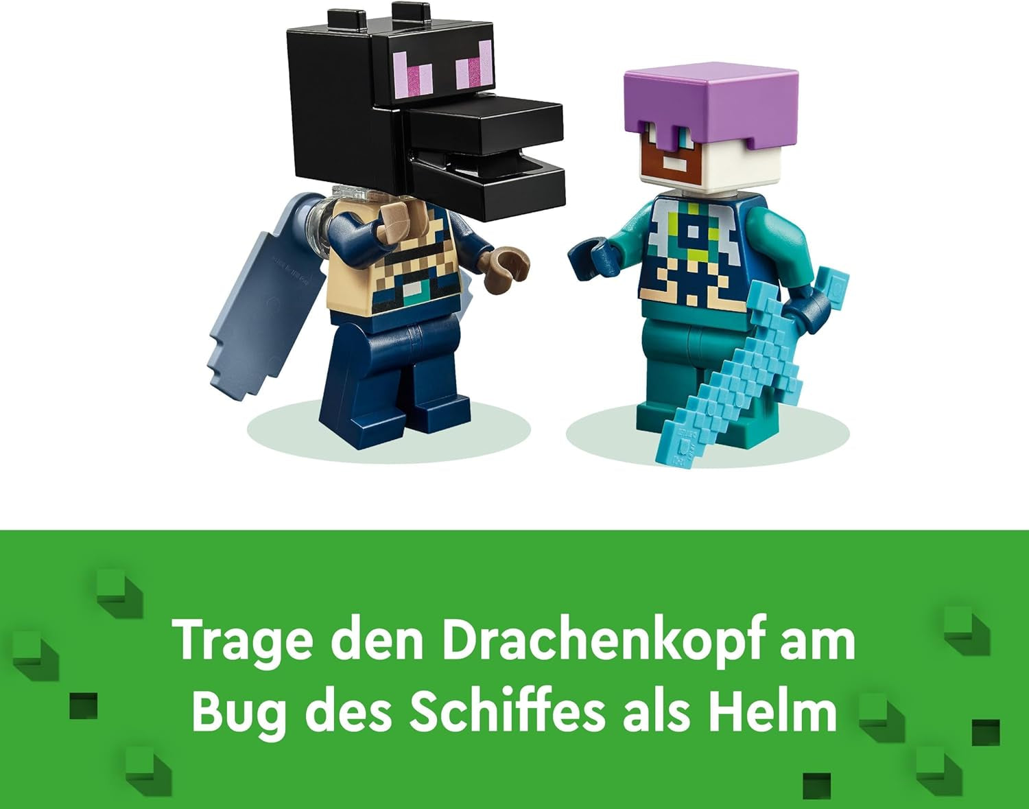 LEGO Minecraft The End Dragon a The End Akční sada hraček a objevů Videohra Stavebnice Sada Dobrodružná sada Dárek pro chlapce a dívky 8 let 21264 Stavebnice Beuche den LEGO-Store