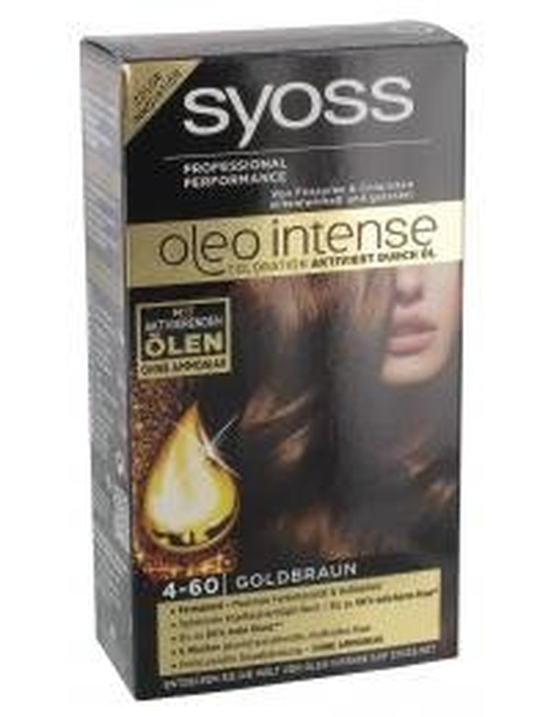 Syoss Oleo Intense Coloration 5-86 Sweet Brown 3 balení (3 x 1 kus) Barva na vlasy Naty Shop Zlatohnědá 1 kus (1 balení)